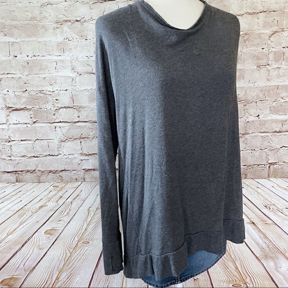 Mondetta pullover tunic zipper back